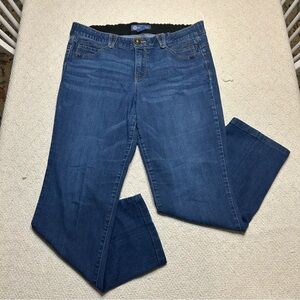 Democracy “ab”solution jeans straight leg stretchy 12 pants L